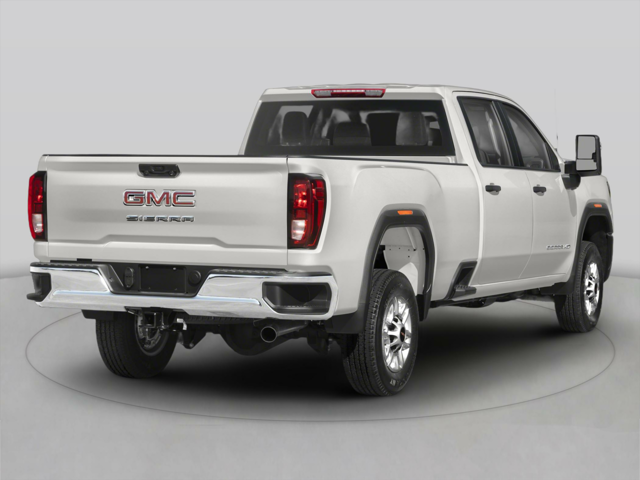 A white GMC truck