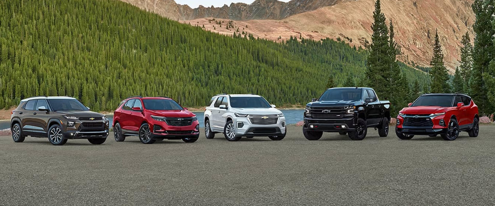 Chevrolet vehicle lineup at Bob Stephen Motors in Manchester, Iowa