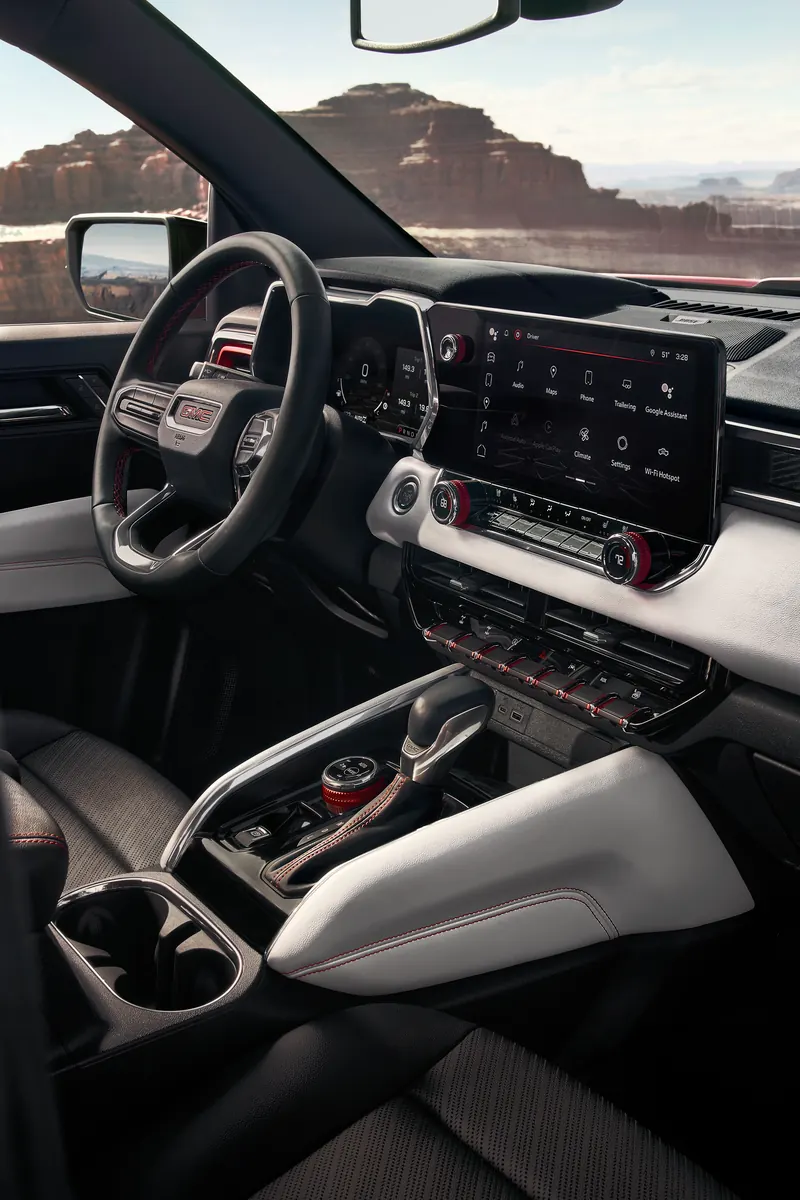 2026 GMC Canyon infotainment system at Bob Stephen Motors in Manchester IA